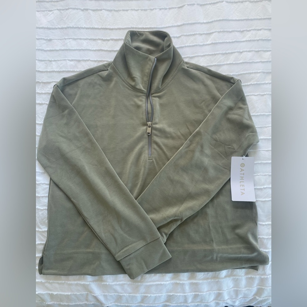Athleta Seasoft Quarter Zip